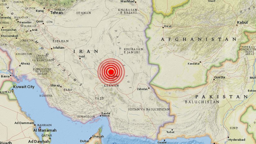 Se registran dos sismos, uno de magnitud 5,0 y otro de 6,0 en Irán