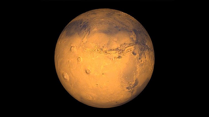 Esta llamativa imagen de Marte pone de cabeza al planeta rojo 