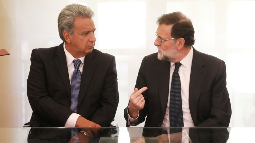 "Relaciones bilaterales excelentes": la visita de Lenín Moreno a Mariano Rajoy 