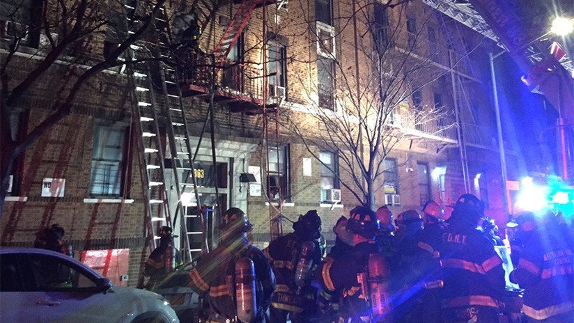 VIDEO: Un incendio en el barrio neoyorquino del Bronx deja al menos 12 muertos