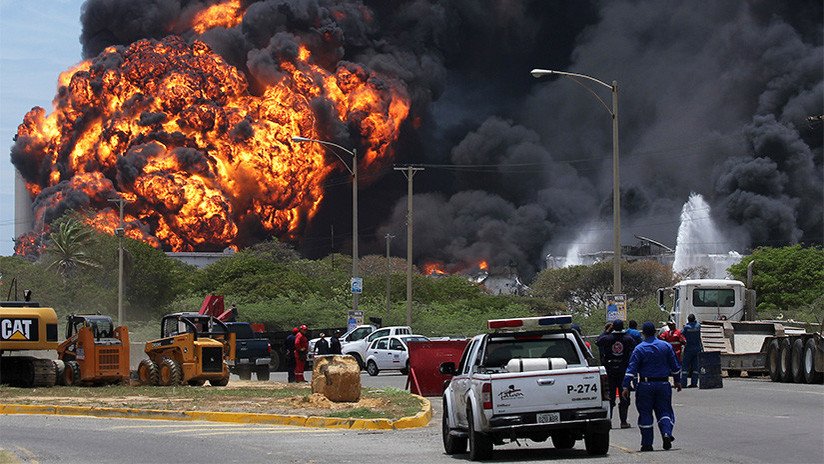FOTOS, VIDEO: Se incendia en Venezuela una de las mayores refinerías petroleras del mundo