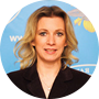 María Zajárova, representante oficial del Ministerio de Relaciones Exteriores de Rusia