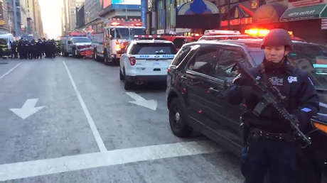 Se registra una explosión en una terminal de autobuses de Nueva York