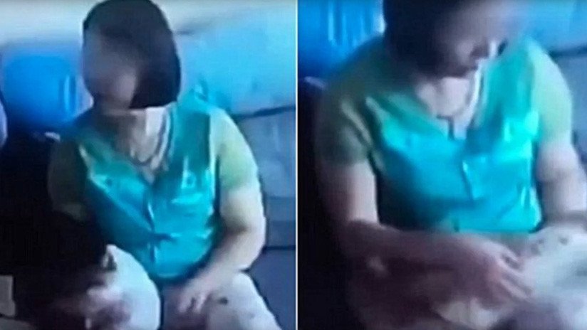 Captan a una niñera sacudiendo violentamente a una bebé recién nacida (video)