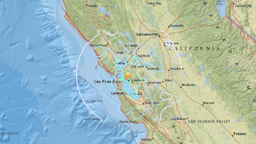 EE.UU.: Un sismo de 4,5 agita el estado de California