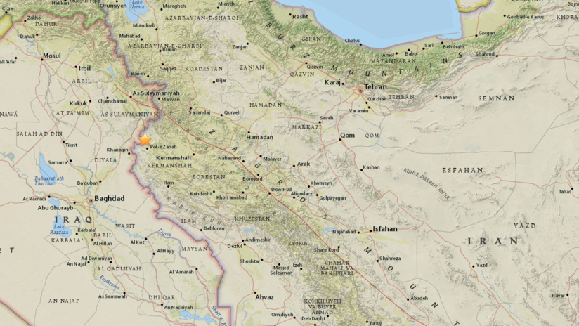Sismo de magnitud 5,1 impacta la misma zona de Irán afectada por un violento terremoto en noviembre