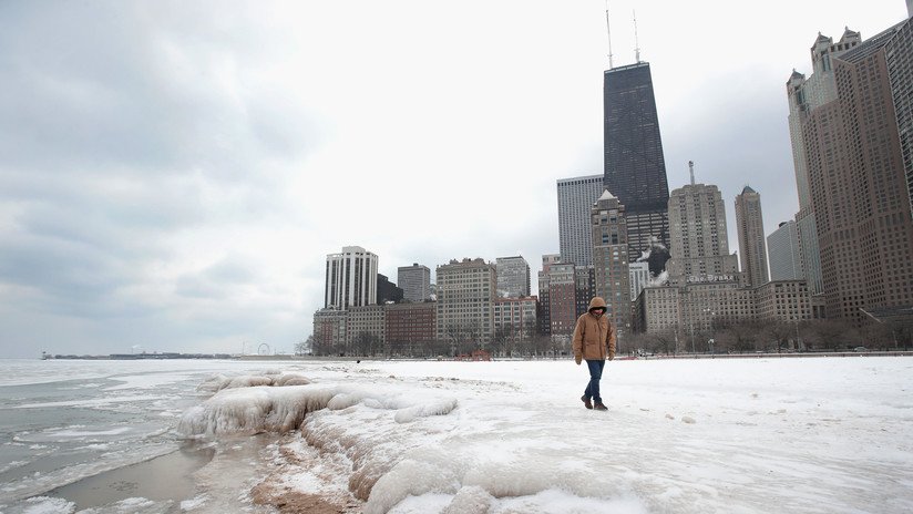 Frío sin precedentes en EE.UU.: Advierten que la piel se congela en 30 minutos en la calle