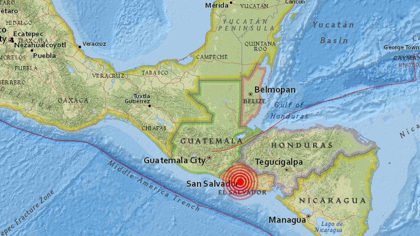 Un sismo de magnitud 4,0 sacude El Salvador