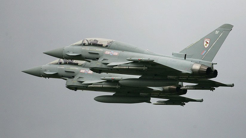 Reino Unido envía dos cazas para interceptar aeronaves rusas