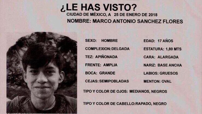 Preocupación en México por la desaparición de un joven detenido por policías