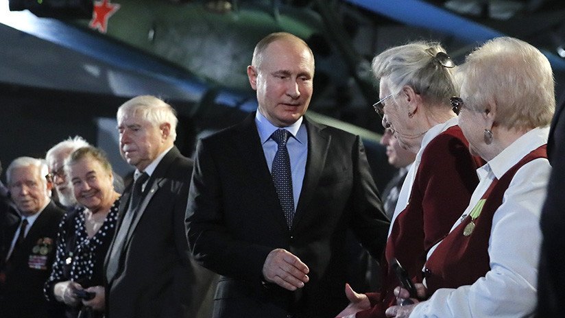  Putin: "Nuestra memoria es la advertencia contra esfuerzos de dominación mundial"