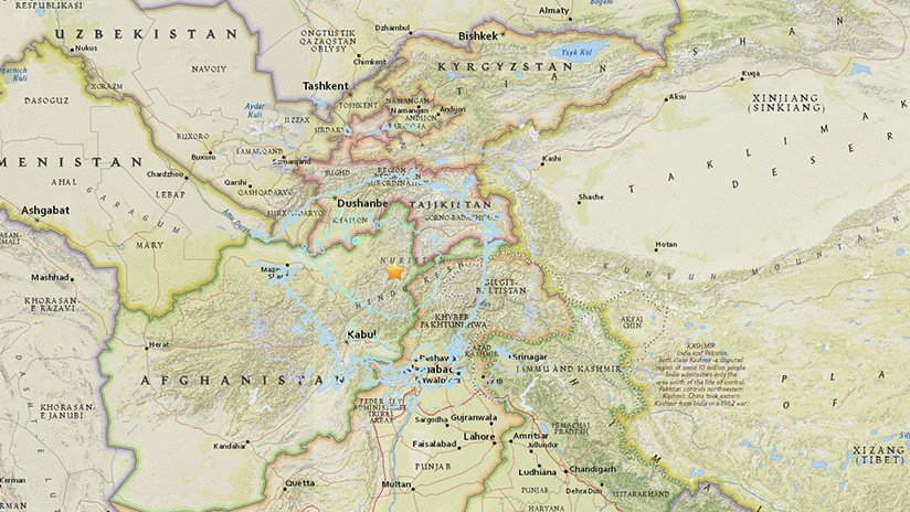 Un fuerte terremoto sacude Afganistán, Pakistán y la India 