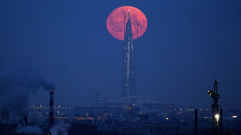 VIDEO: Vea la 'superluna azul de sangre' por primera vez en un siglo y medio