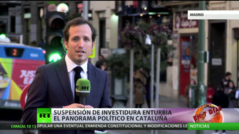 Suspensión de investidura de Puigdemont enturbia el panorama político en Cataluña