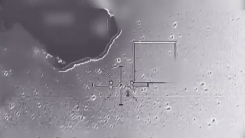 VIDEO: El momento en que Israel derriba un dron iraní procedente de Siria
