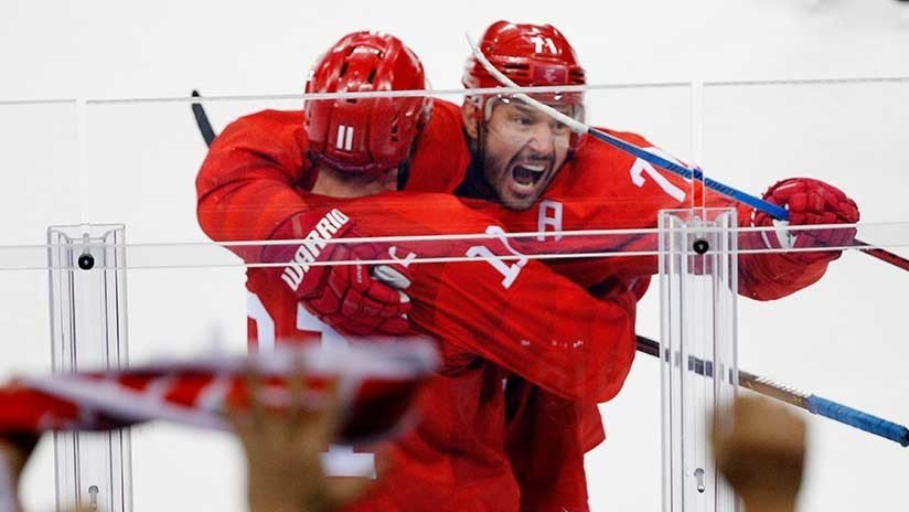 Equipo ruso de hockey vence a EE.UU. en los JJ.OO de Invierno de Pyeongchang