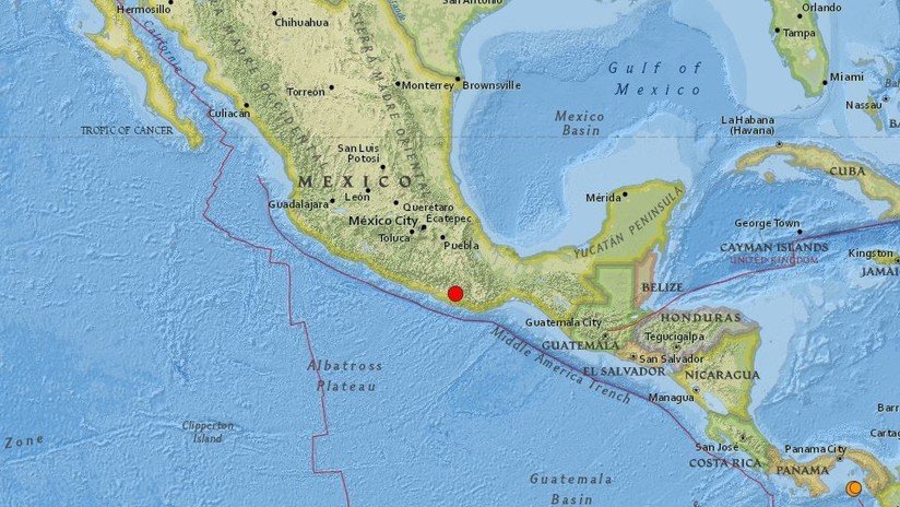 México: Se registra un sismo de magnitud 6,0 en Oaxaca 
