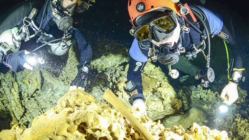 VIDEO: Hallan patrimonio milenario en cuevas submarinas de México