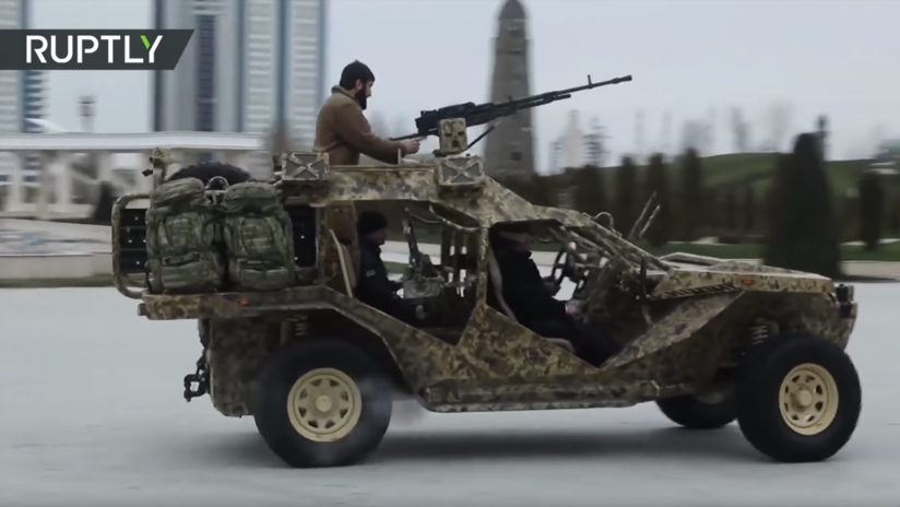 VIDEO: Estrenan en Chechenia los nuevos todoterrenos de las fuerzas especiales rusas 