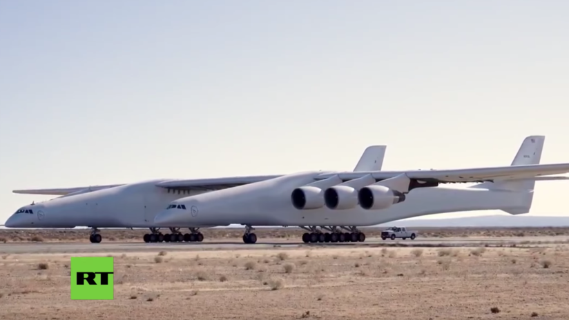 VIDEO: El avión más grande del mundo acelera hasta una velocidad récord durante sus pruebas