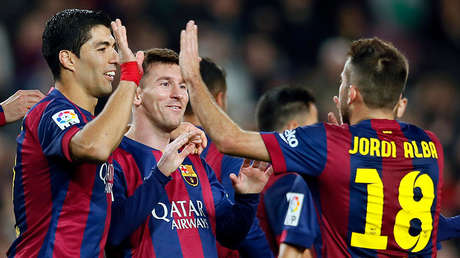 Un GIF de Lionel Messi, Luis Suárez y Jordi Alba se hace viral y desata un debate sociocultural