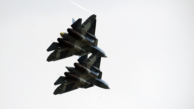Rusia prueba con éxito durante dos días en Siria sus cazas de quinta generación Su-57 