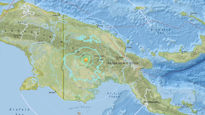 Fuerte sismo sacude Papúa Nueva Guinea, el quinto en una semana