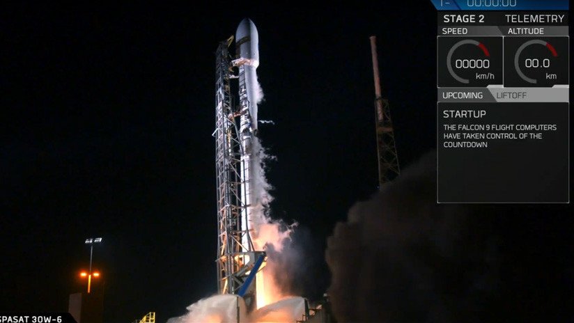 VIDEO: SpaceX lanza el satélite español Hispasat 30W-6, del tamaño de un autobús