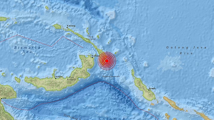 Un sismo de magnitud 6,8 sacude Papúa-Nueva Guinea