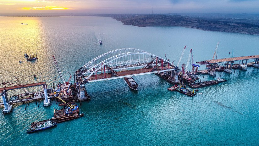 El puente "único" entre Crimea y el resto de Rusia se inaugurará antes de lo planeado (VIDEO, FOTOS)