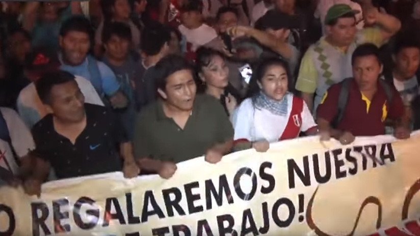 Perú: Jóvenes toman las calles por cuarta vez contra la 'ley de esclavitud juvenil' 