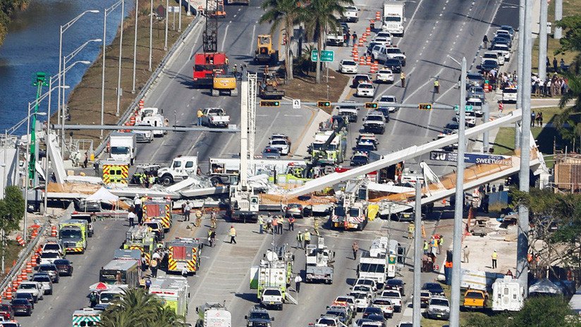 El ingeniero del puente de Florida reportó grietas dos días antes del fatal colapso