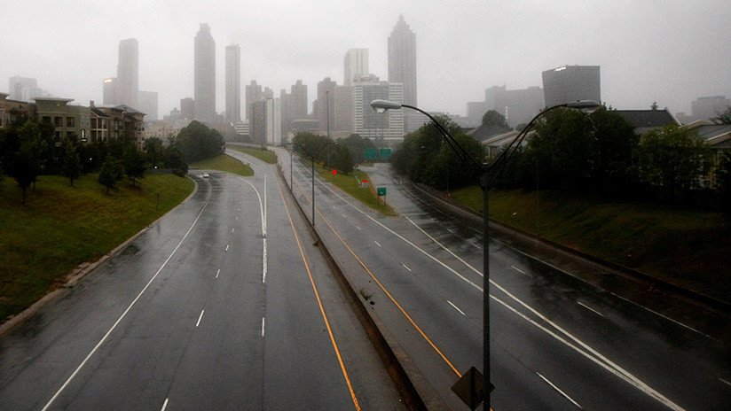 FOTOS: EE.UU. declara amenaza de tornado en Atlanta