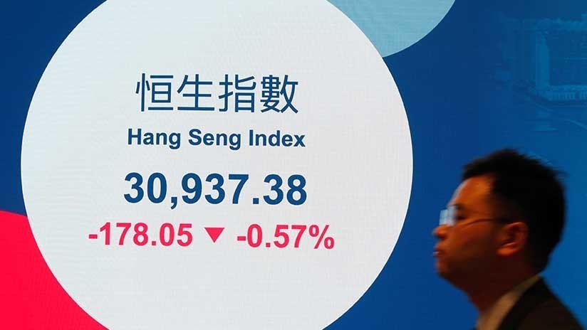 Cae el principal índice bursátil chino de Hong Kong tras el anuncio de Trump sobre los aranceles