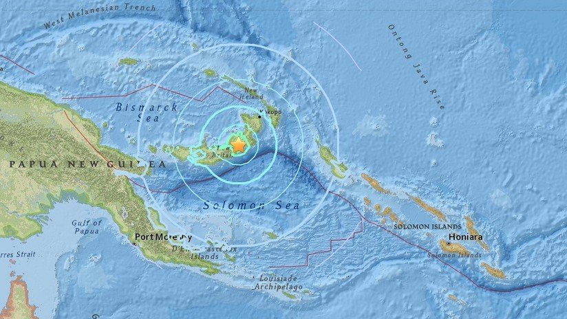 Un fuerte sismo de magnitud 6,6 sacude Papúa Nueva Guinea