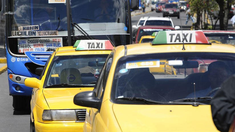 Taxistas de Ecuador marchan contra Uber y Cabify (FOTOS)