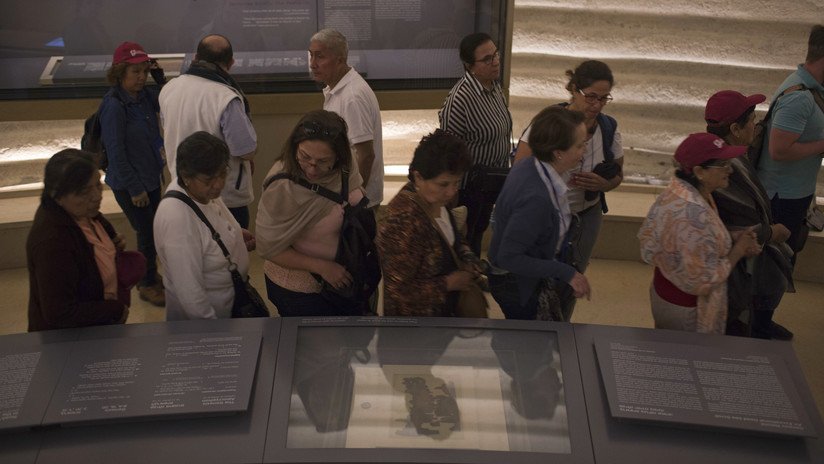 FOTOS: Exhiben por primera vez manuscrito del mar Muerto con la historia de Noé en primera persona