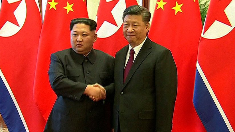 Xi Jinping y Kim Jong-un mantienen un encuentro en Pekín (VIDEO)