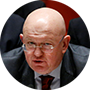 El representante permanente de Rusia ante la ONU, Vasili Nebenzia