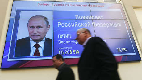 Así reaccionó Putin tras su victoria récord en las elecciones presidenciales 