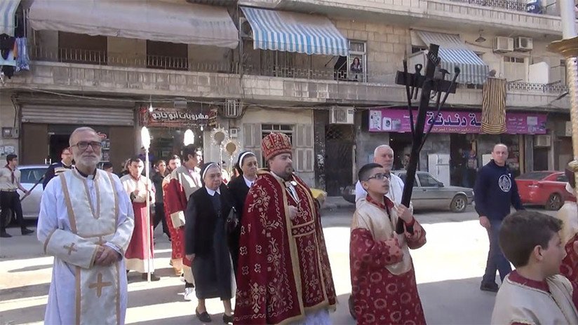 La comunidad cristiana celebra la Pascua en Siria (FOTOS, VIDEO)