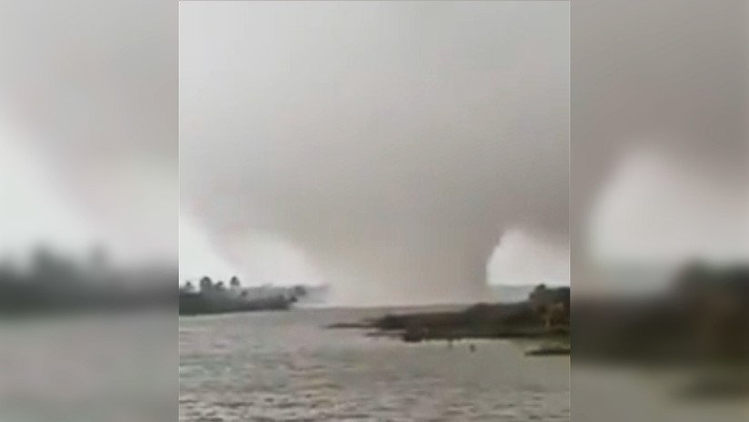 Publican un video del supuesto tifón que azotó el sureste de Irak