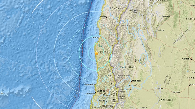 Un sismo de magnitud 6,2 se registra en Chile