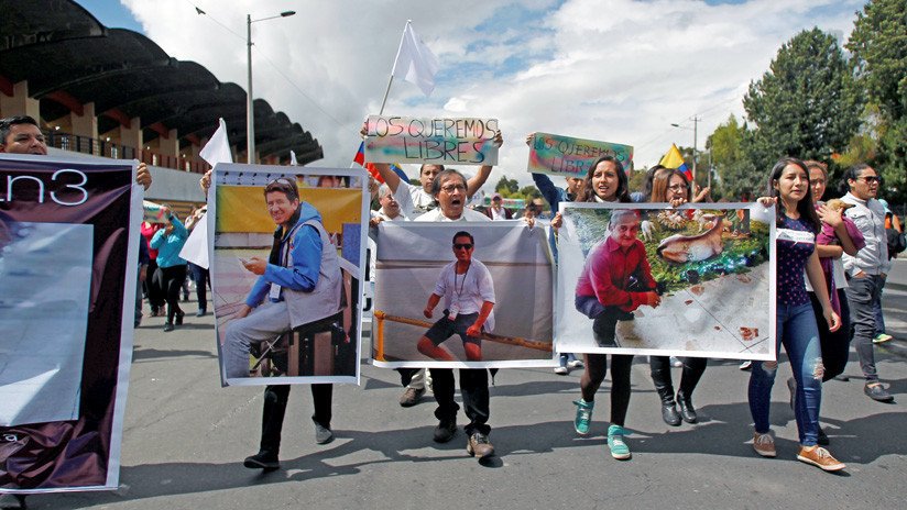 Ecuador investiga la presunta muerte de los tres periodistas ecuatorianos secuestrados por las FARC