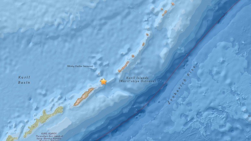 Un sismo de magnitud 5,0 sacude las islas Kuriles