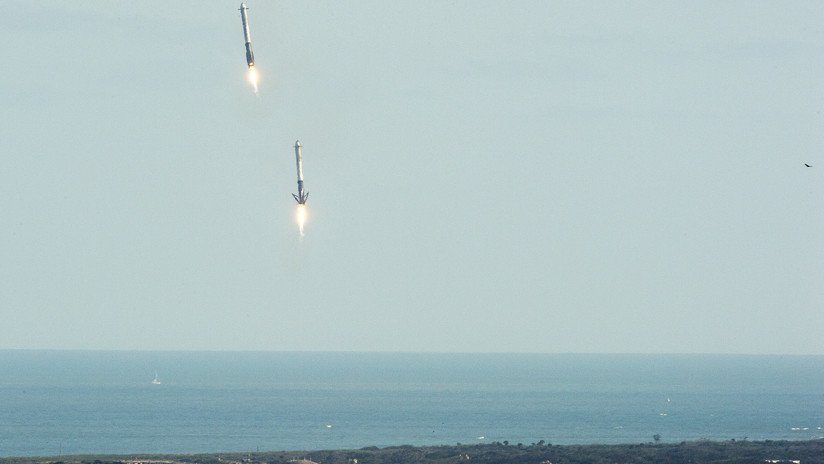SpaceX usaría "globos gigantes" para bajar a tierra etapas superiores de sus cohetes