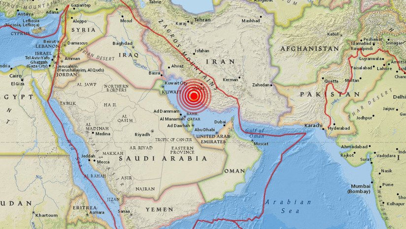 Se registra un terremoto de magnitud 5,9 en el sur de Irán