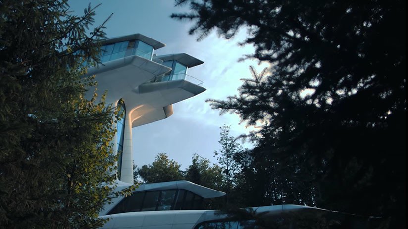 VIDEO: Esta es la casa árbol de estilo futurista 'plantada' a las afueras de Moscú