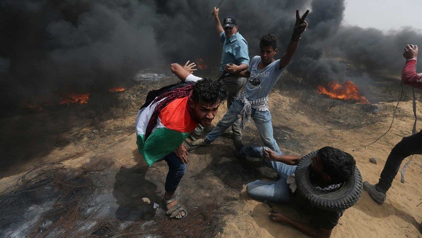 Impactantes imágenes: los choques entre palestinos e israelíes dejan al menos 729 heridos 