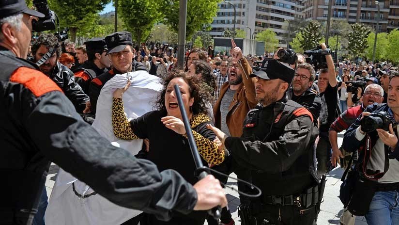 España, indignación por la sentencia a los acusados de violación grupal en los Sanfermines